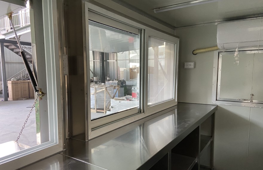 food trailer kitchen inside